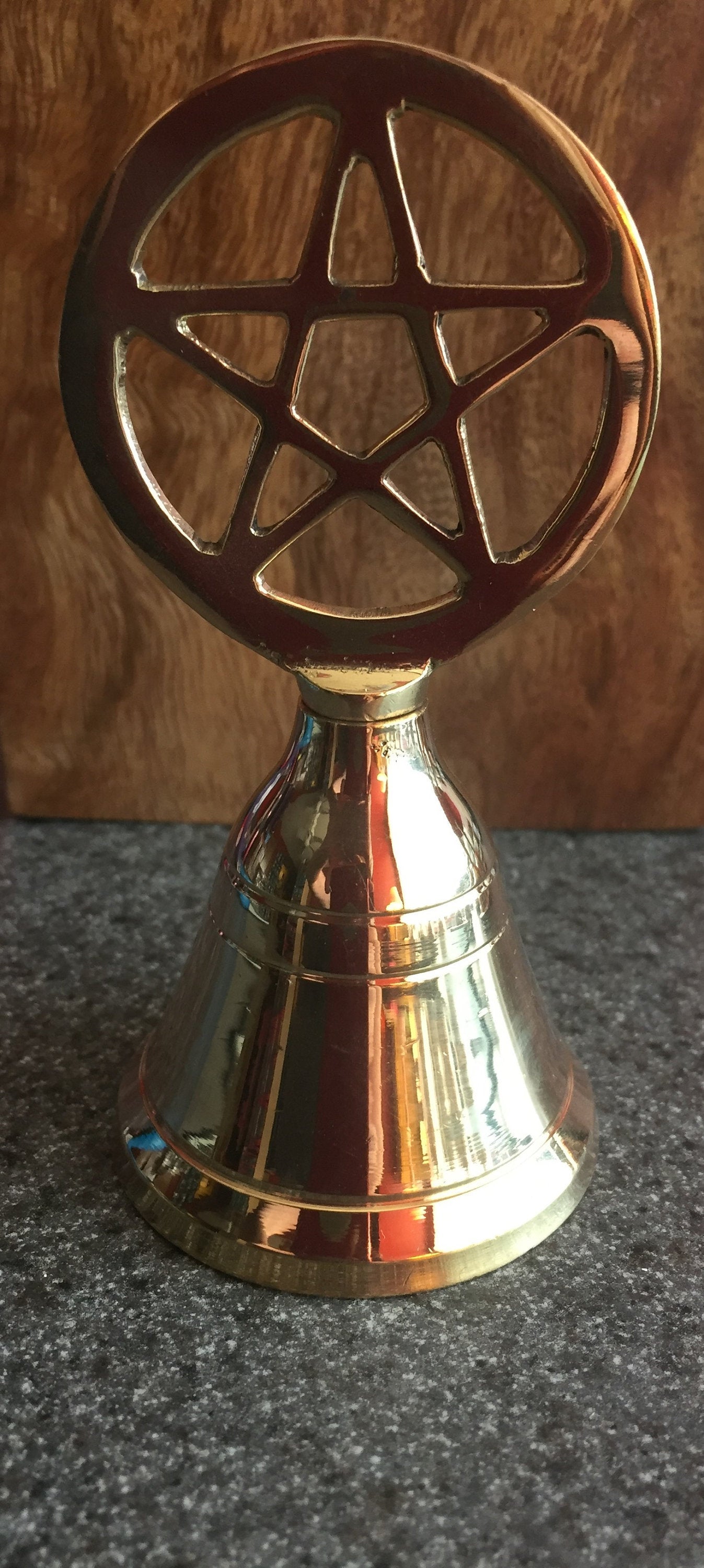 Pentacle Altar Bells Altar Bells silver Bellsbrass Bellswiccan Altar  Bellsenergy Cleansing Altar Bells 