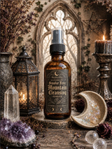 Smoke-Free Mountain Cleansing Spritz | Witchcraft Altar Mist | Energy Cleansing Spray | Cedar, Pine, Frankincense & Black Spruce