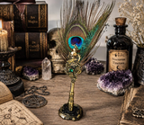 MoonScribe Peacock Feather Quill Set