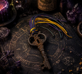 Hecate Skeleton Key Talisman | Consecrated Altar Charm | Witchcraft Gift | Triple Moon Keepsake Box