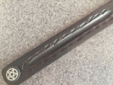 Wood Black Incense Ash Catcher Pentagram 10 Inches