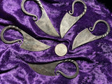 Athame - Hand Forged Railroad Iron Steel 3.75 Inches Altar Ceremonial Sheath