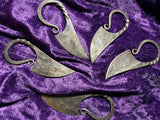 Athame - Hand Forged Railroad Iron Steel 3.75 Inches Altar Ceremonial Sheath