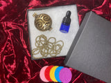 Oil Diffuser Car Dangle with Rear view mirror Altar Oil and Gift Box (neck-1068)