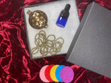 Oil Diffuser Car Dangle with Rear view mirror Altar Oil and Gift Box (neck-1068)