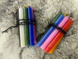 10 Soy Spell Candles - Ten Colors 4 Inch Ritual Chime