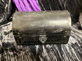 Triple Pentacle Altar Box Large 7.5x5x4.5 Inches Hand Painted