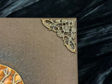 Painted Tree of Life Moon Copper Box - 6.5x6.25x2.5 Inches Handmade