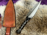 Athame Black Rams Head Hand Forged Railroad Spike 10.5 Inches Heavy (dagg-1105) Ceremonial Blade