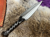 Athame Black Rams Head Hand Forged Railroad Spike 10.5 Inches Heavy (dagg-1105) Ceremonial Blade