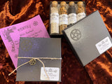 Witch's Assortment: Glass Vials Gift Set - Ash, Dirt, Salt