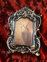 Druid of the Forest Frame Creepy Witchy Theme Handmade Small OOAK (Arched)