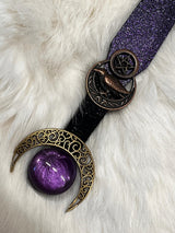 Raven Moon Athame – Ritual Dagger, Wiccan Altar Tool, Pentacle Knife, Witchcraft Gift, Ceremonial Blade, Pagan Tool