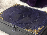 Hecate Triple Moon Goddess Chest, Velvet Lined Altar Box