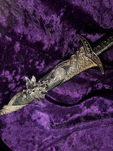 Athame - Lilith 3D Celtic Stainless Steel Double Sided Unsharpened Blade Goddess Deity Sigil (p)