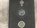 Journal Ocean Jasper Celtic Cross Pentacle Grimoire Book of Shadows 5.75" x 8.25"