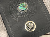 Journal Abalone Tree of Life Celtic Pentacle Grimoire Book of Shadows 5.75" x 8.25"