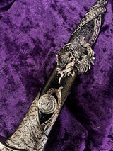 Athame - Lilith 3D Celtic Stainless Steel Double Sided Unsharpened Blade Goddess Deity Sigil