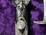 Athame - Lilith 3D Celtic Stainless Steel Double Sided Unsharpened Blade Goddess Deity Sigil