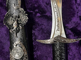 Athame - Lilith 3D Celtic Stainless Steel Double Sided Unsharpened Blade Goddess Deity Sigil