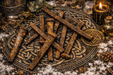 130 Year Old Rusty Square Cut Iron Nails - Broken Pieces
