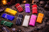 10 Soy Spell Candles - Pick Color 4 Inch Ritual Chime