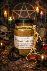 Crossroads Dirt in Glass Jar: Moonlight Charged, Cripple Creek Colorado