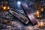 Raven Moon Athame - Ritual Dagger, Wiccan Altar Tool, Pentacle Knife, Witchcraft Gift, Ceremonial Blade, Pagan Tool