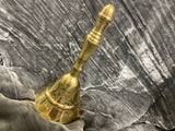Vintage Brass Altar Bell - Pentacle