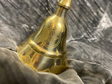 Vintage Brass Altar Bell - Pentacle
