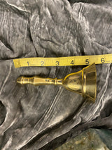 Vintage Brass Altar Bell - Pentacle