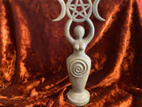 Spiral Moon Goddess Statue