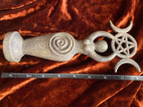Spiral Moon Goddess Statue