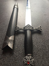 Celtic Short Sword - Red Jewel