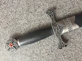 Celtic Short Sword - Red Jewel