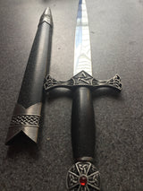 Celtic Short Sword - Red Jewel