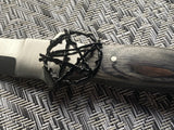 Black Handled Athame - Black Branch Pentacle