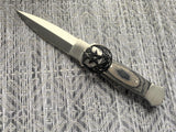 Black Handled Athame - Black Celtic Pentacle