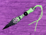 Black Dagger - Green Trim w/Pentagram