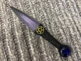 Black - Purple Ombre w/Pentacle