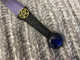 Black - Purple Ombre w/Pentacle