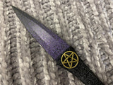 Black - Purple Ombre w/Pentacle