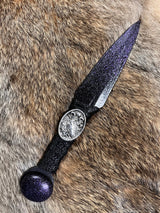 Purple/Black - Raven w/Moon Phases