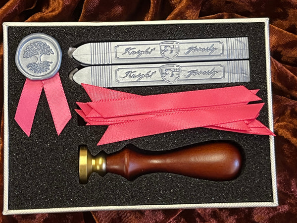 Celtic Tree Sealing Wax Kit with Ribbons