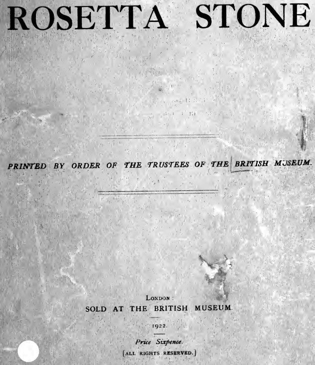 The Rosetta Stone - E A Wallis Budge.pdf