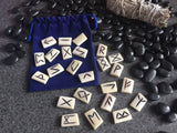 Elder Futhark Rune Stones, Carved Bone