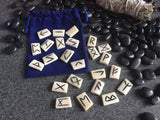 Elder Futhark Rune Stones, Carved Bone