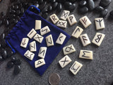 Elder Futhark Rune Stones, Carved Bone