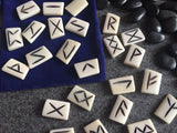 Elder Futhark Rune Stones, Carved Bone