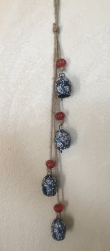 Blue Protection Bells, Large